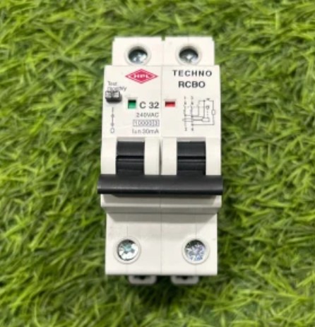 HPL RCBO 32A DP 30MA TECHNO HRCBODPCE32-30